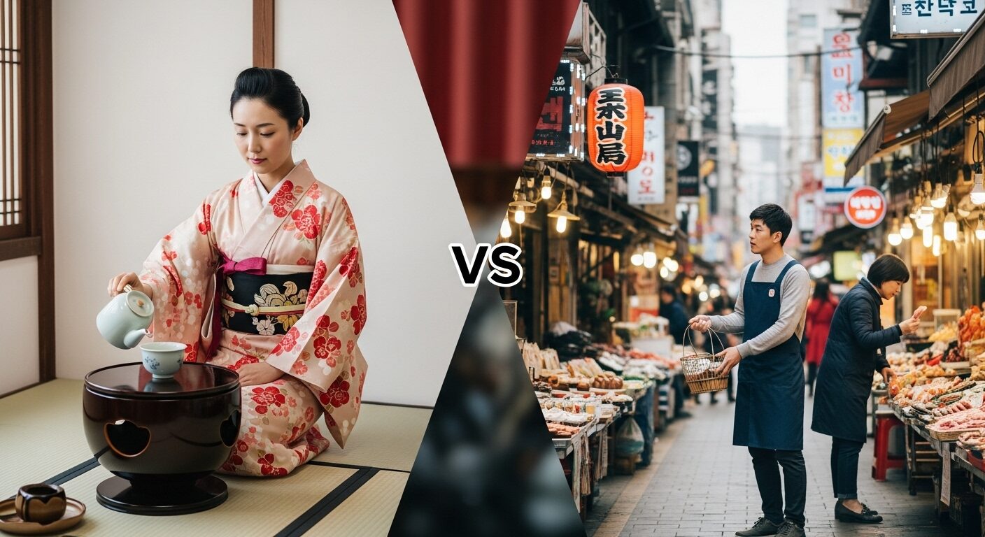 食事や人間関係で比較する日本と韓国の文化の違い