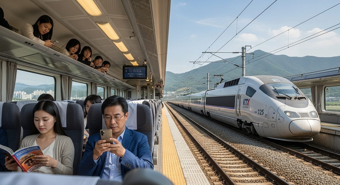 韓国の高速鉄道KTXの移動時間と料金の目安